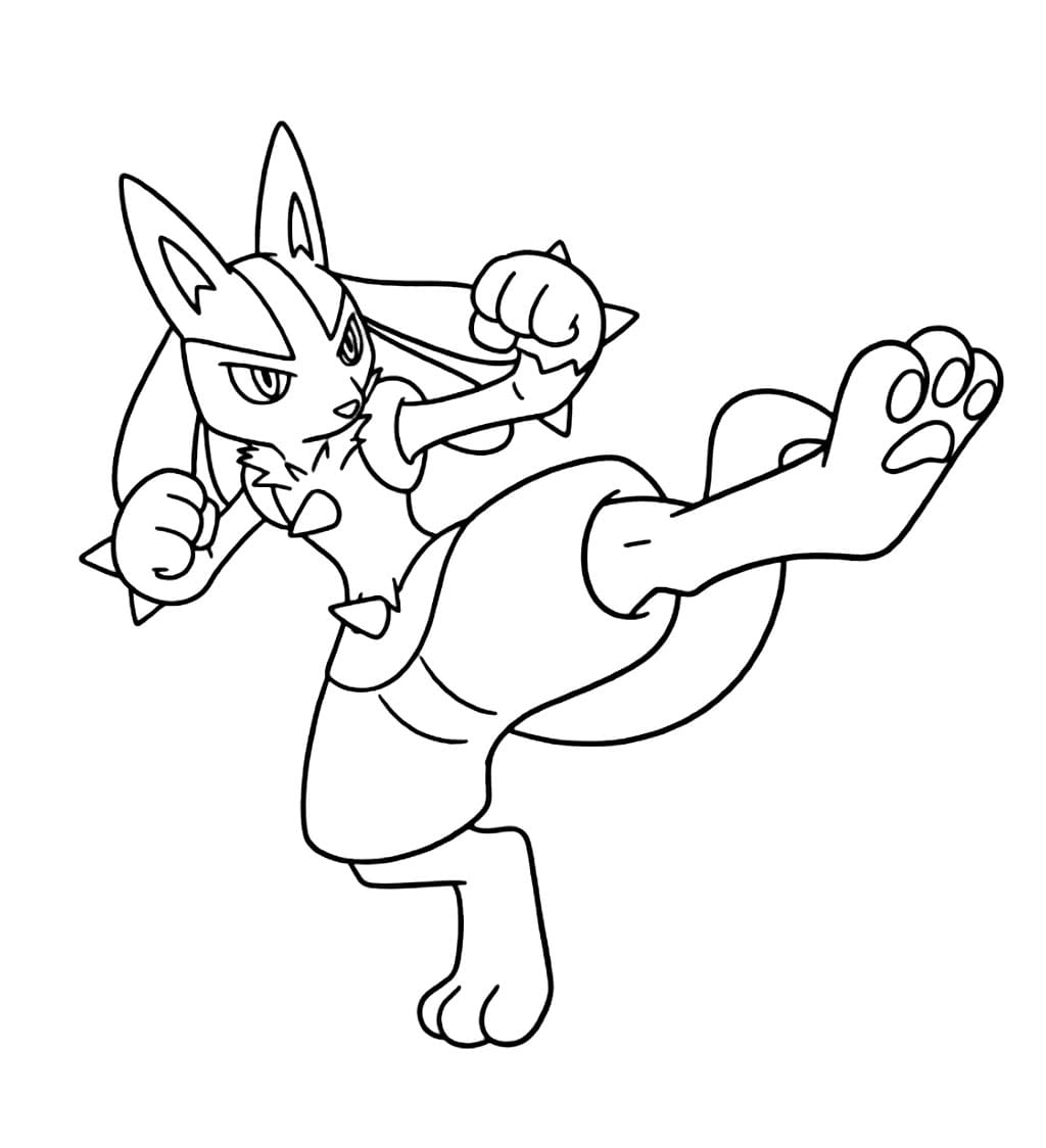 Lucario sparker fargelegging