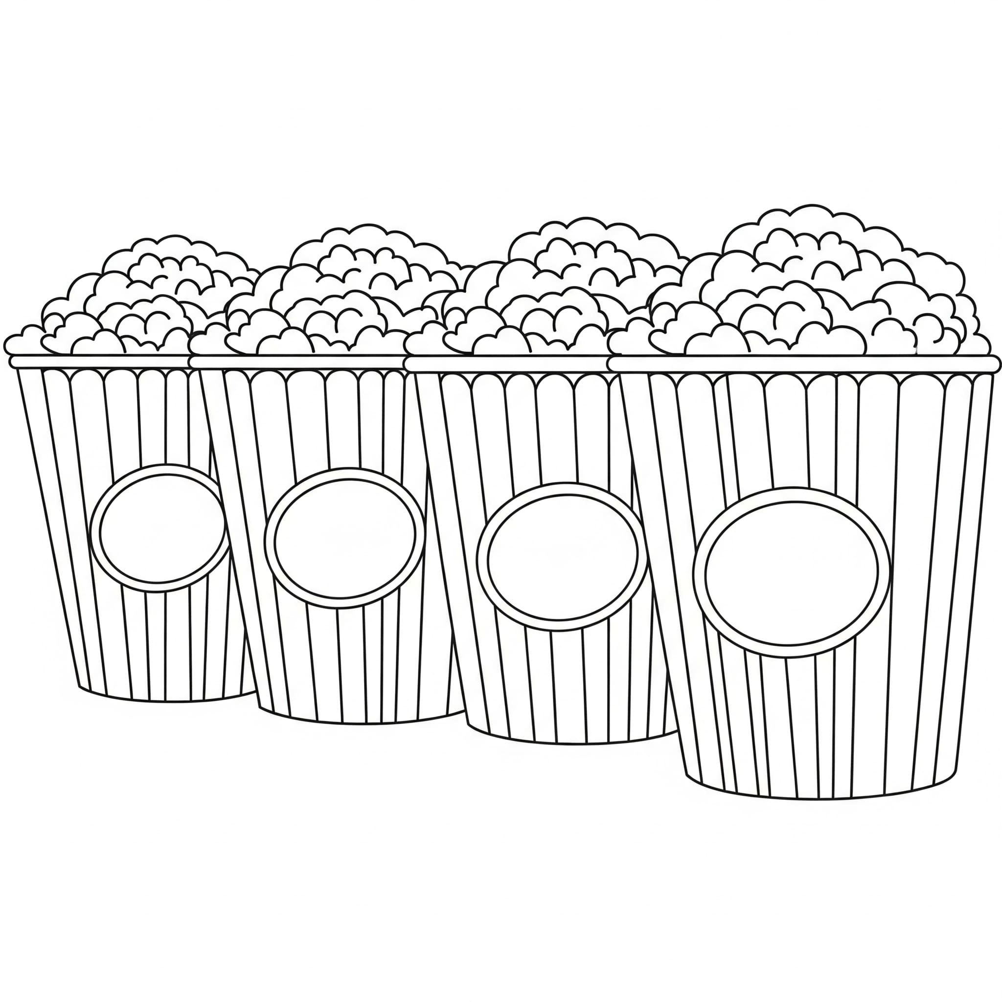 Mer popcorn fargelegging