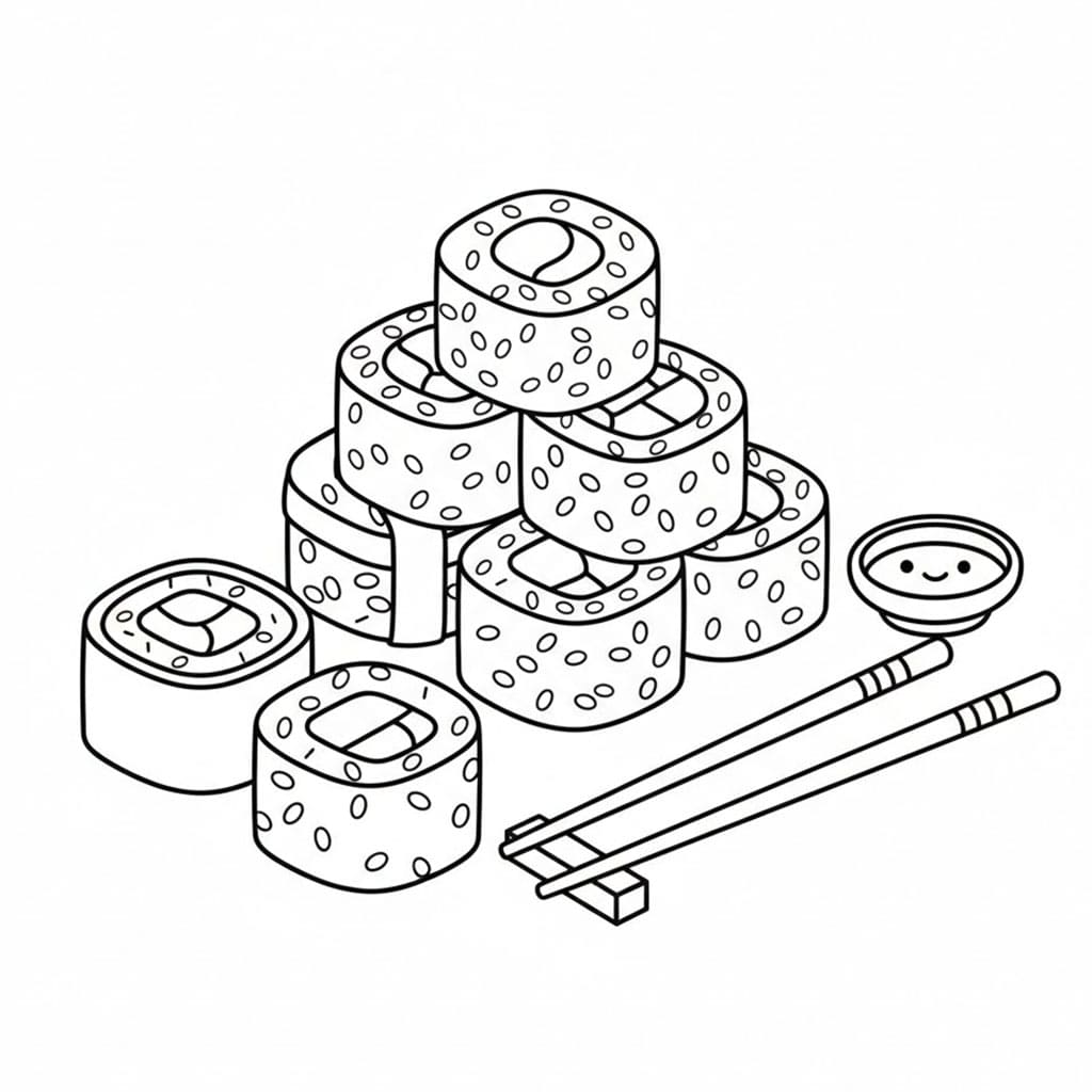 Mer sushi fargelegging