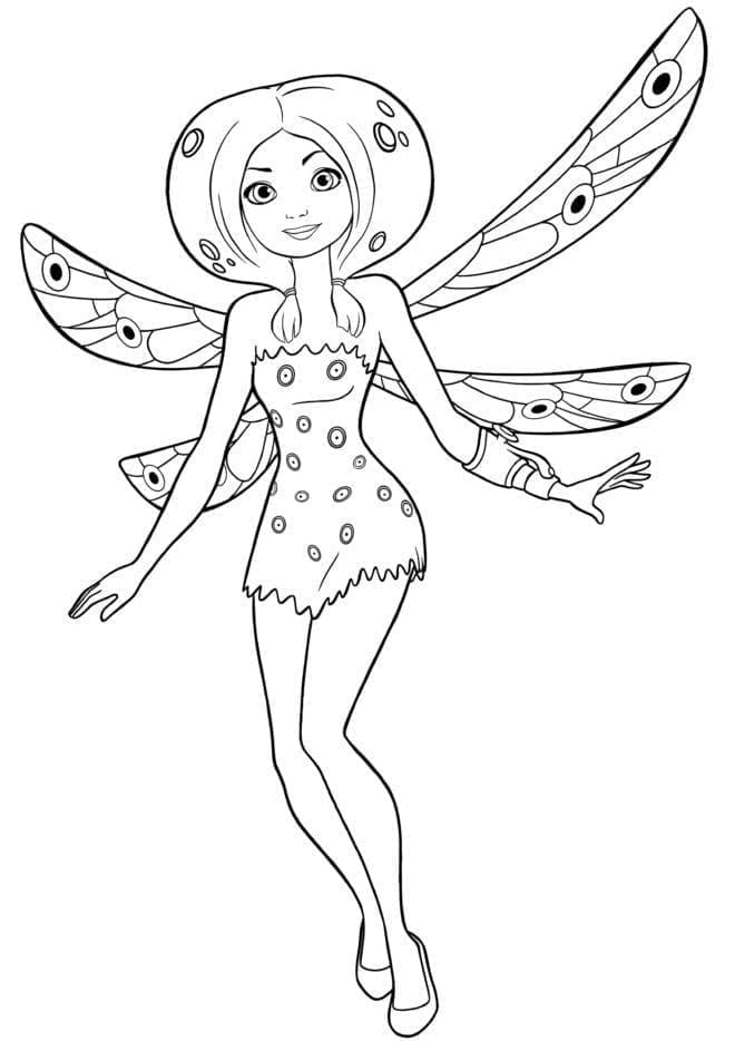 Mia og Meg for barn fargelegging