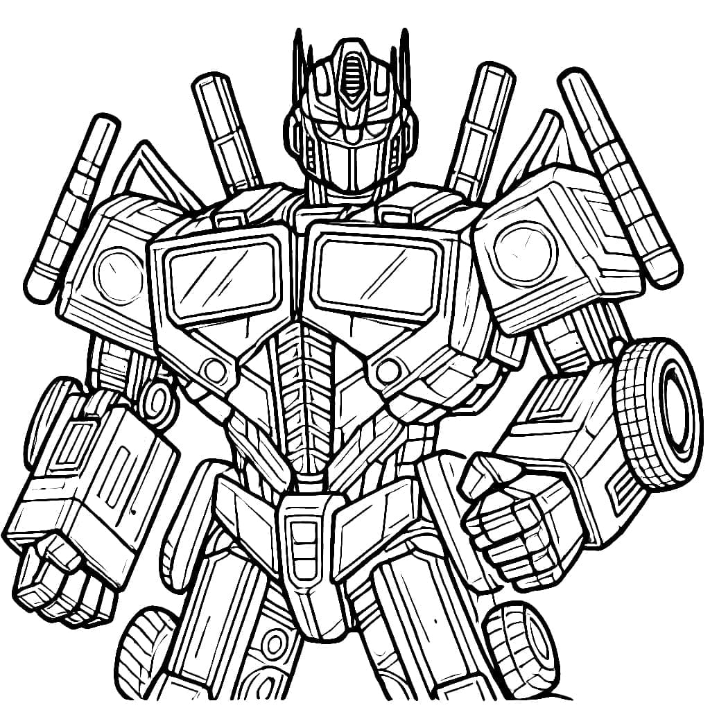 Optimus Prime bestemt fargelegging