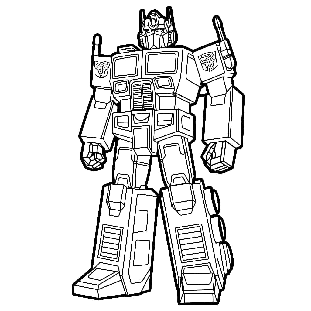 Optimus Prime er høy fargelegging