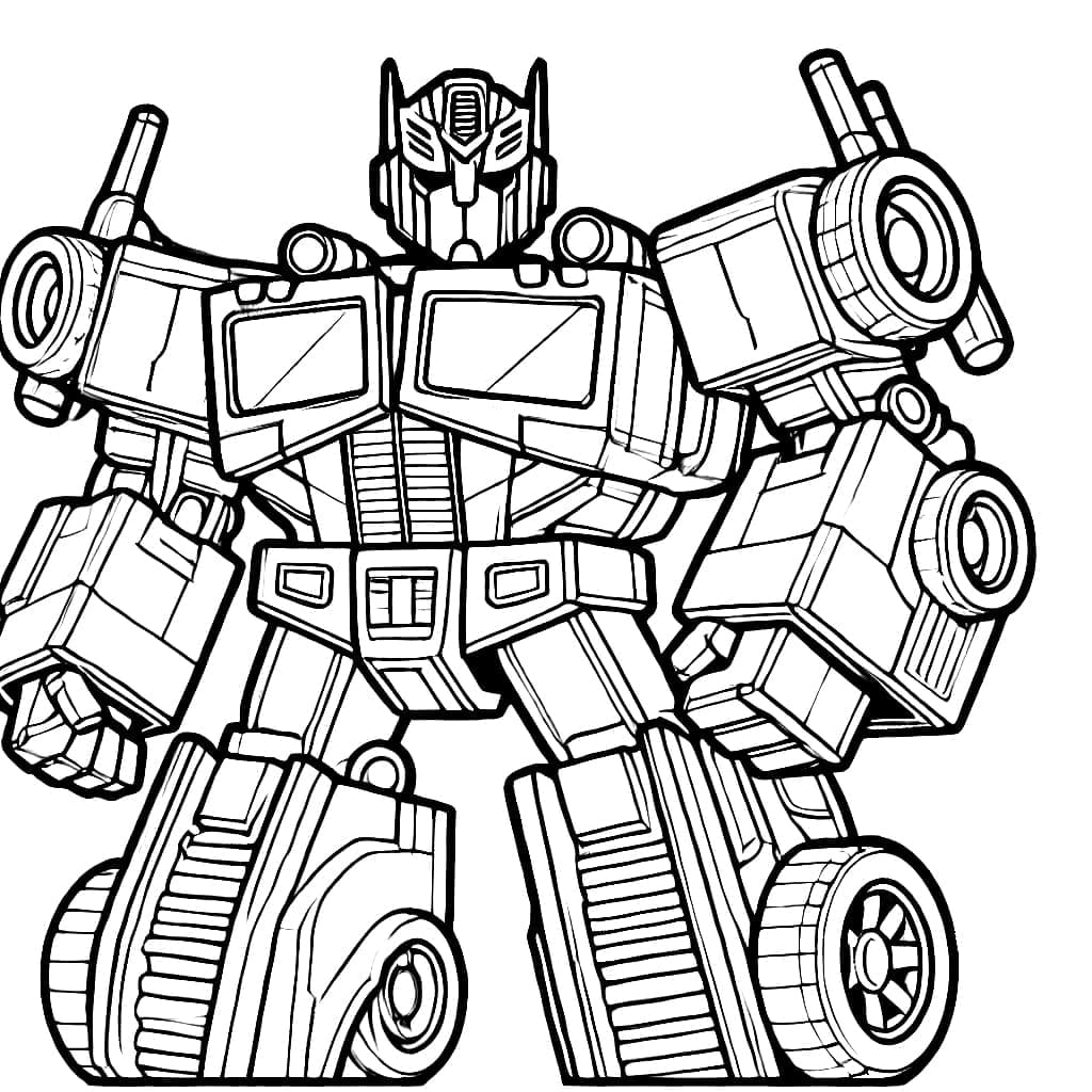 Optimus Prime er seriøs fargelegging