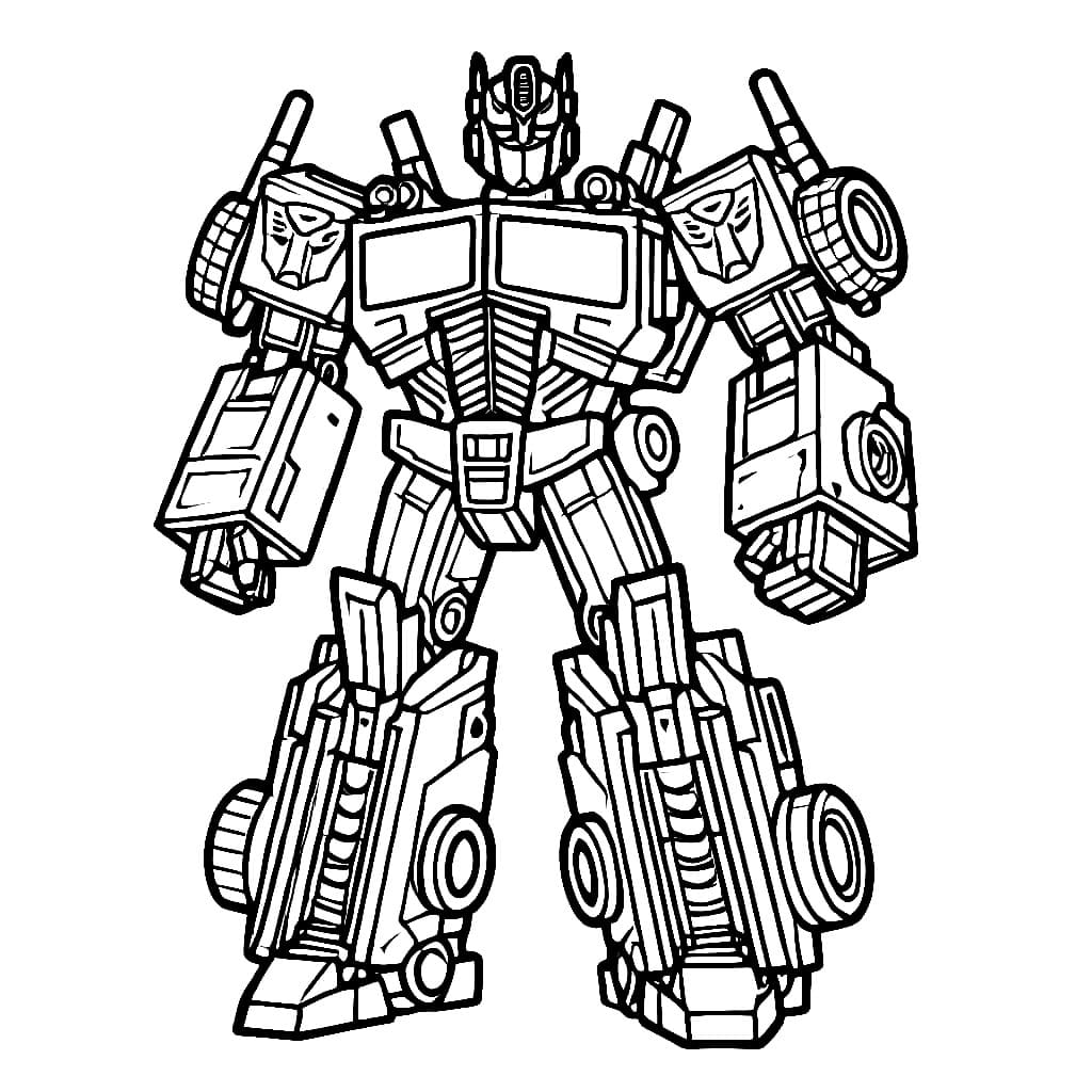 Optimus Prime sikkerhet fargelegging