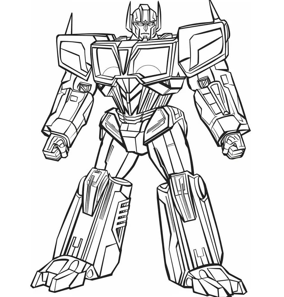 Optimus Prime Transformers fargelegging