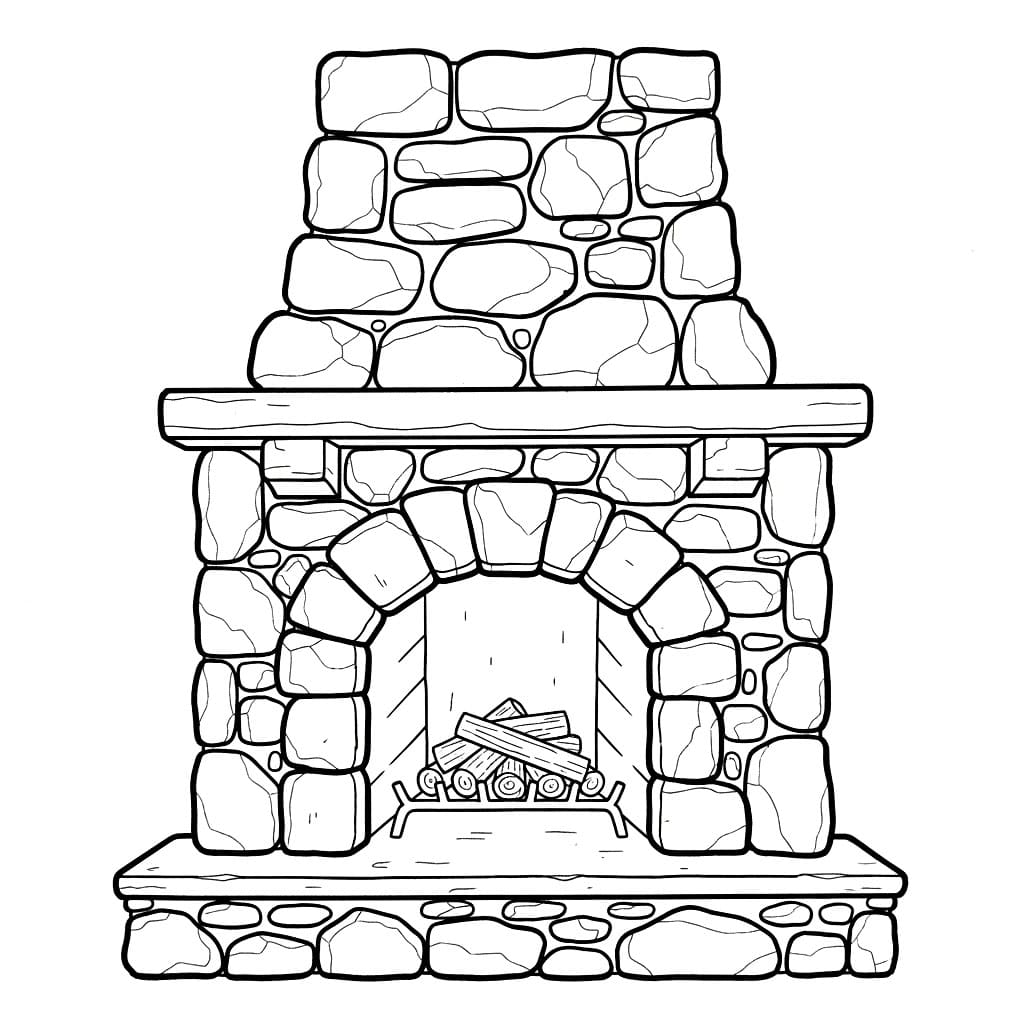 Peis i steinramme fargelegging