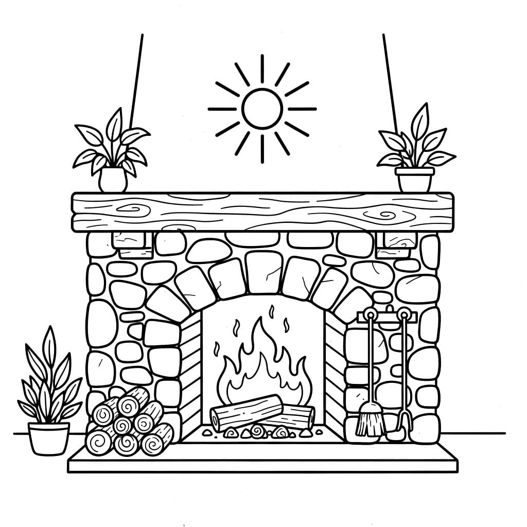 Peis med solsymbol fargelegging