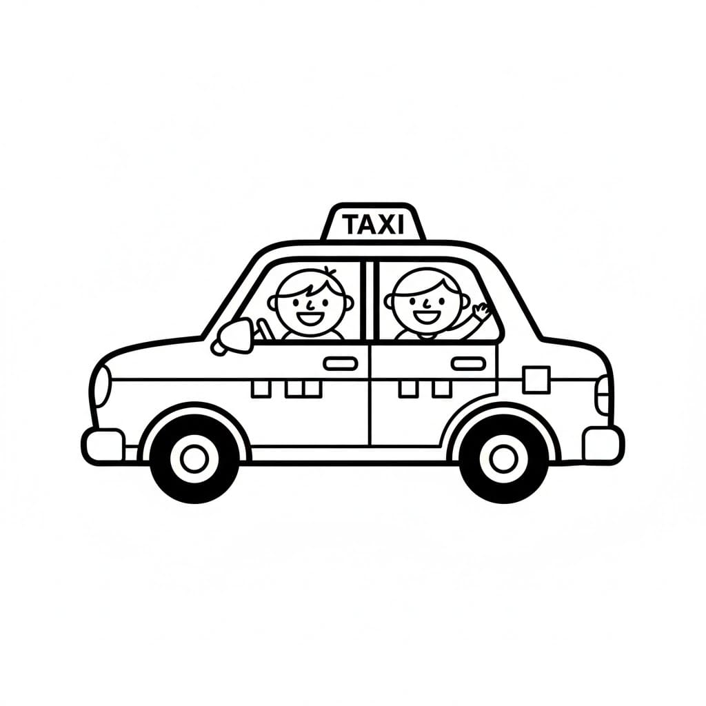 Persontaxi fargelegging