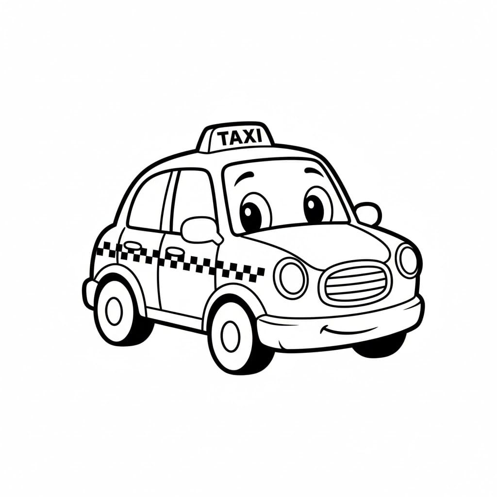 Stor speiltaxi fargelegging