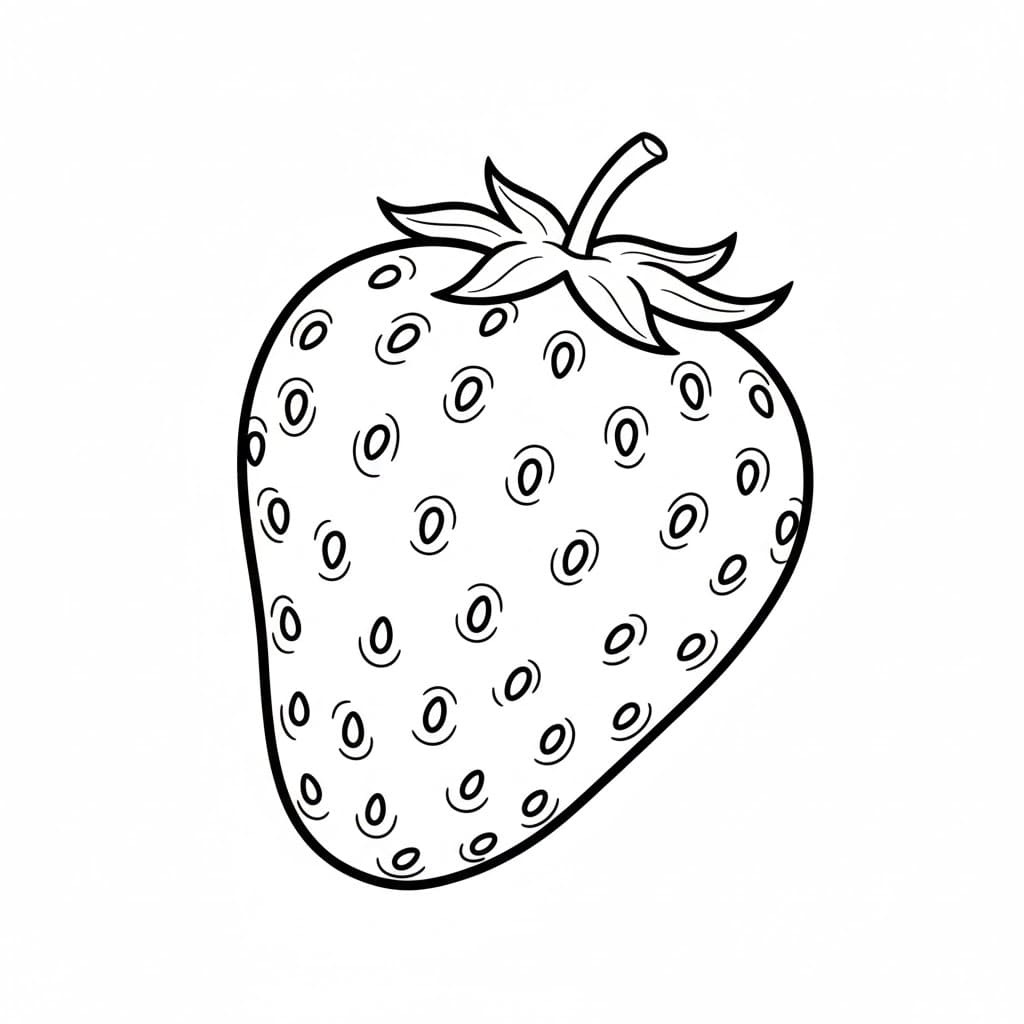 Jordbær fargelegging