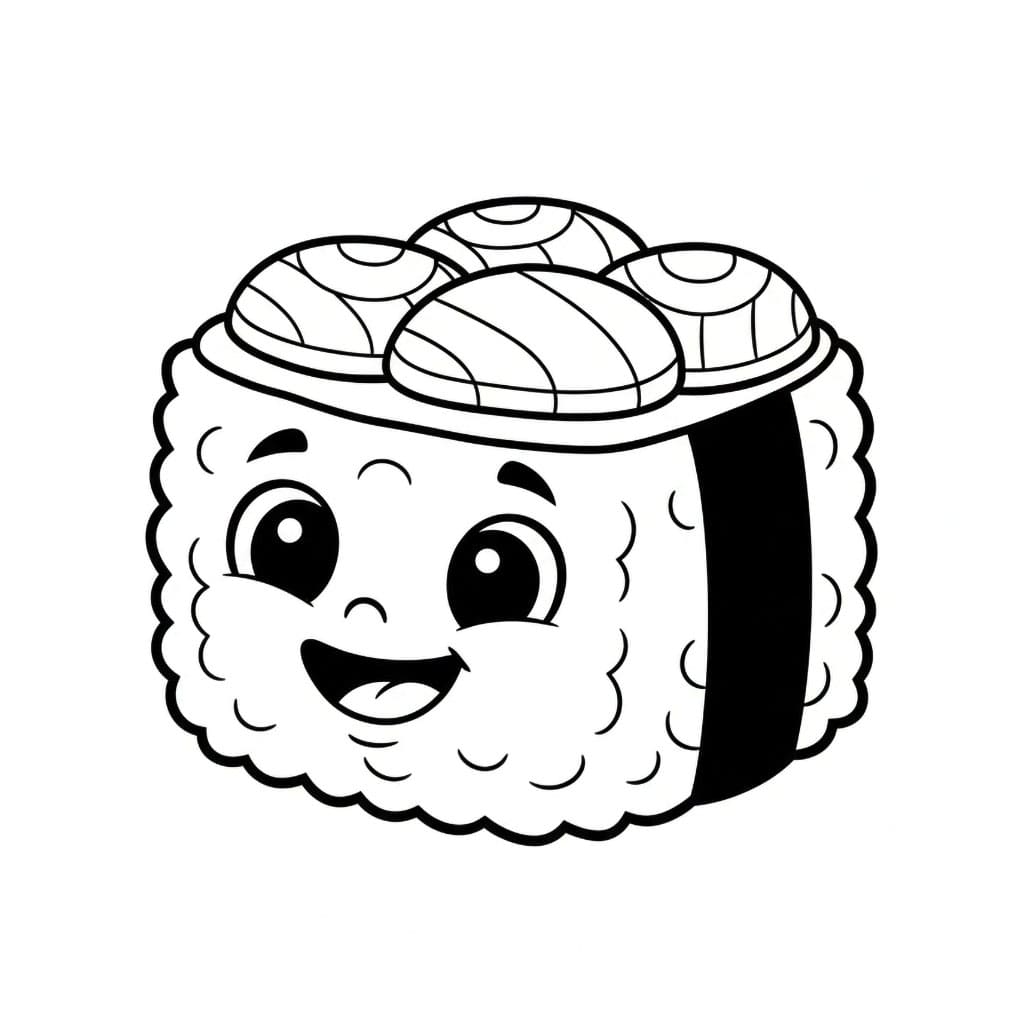 Sushi smil fargelegging