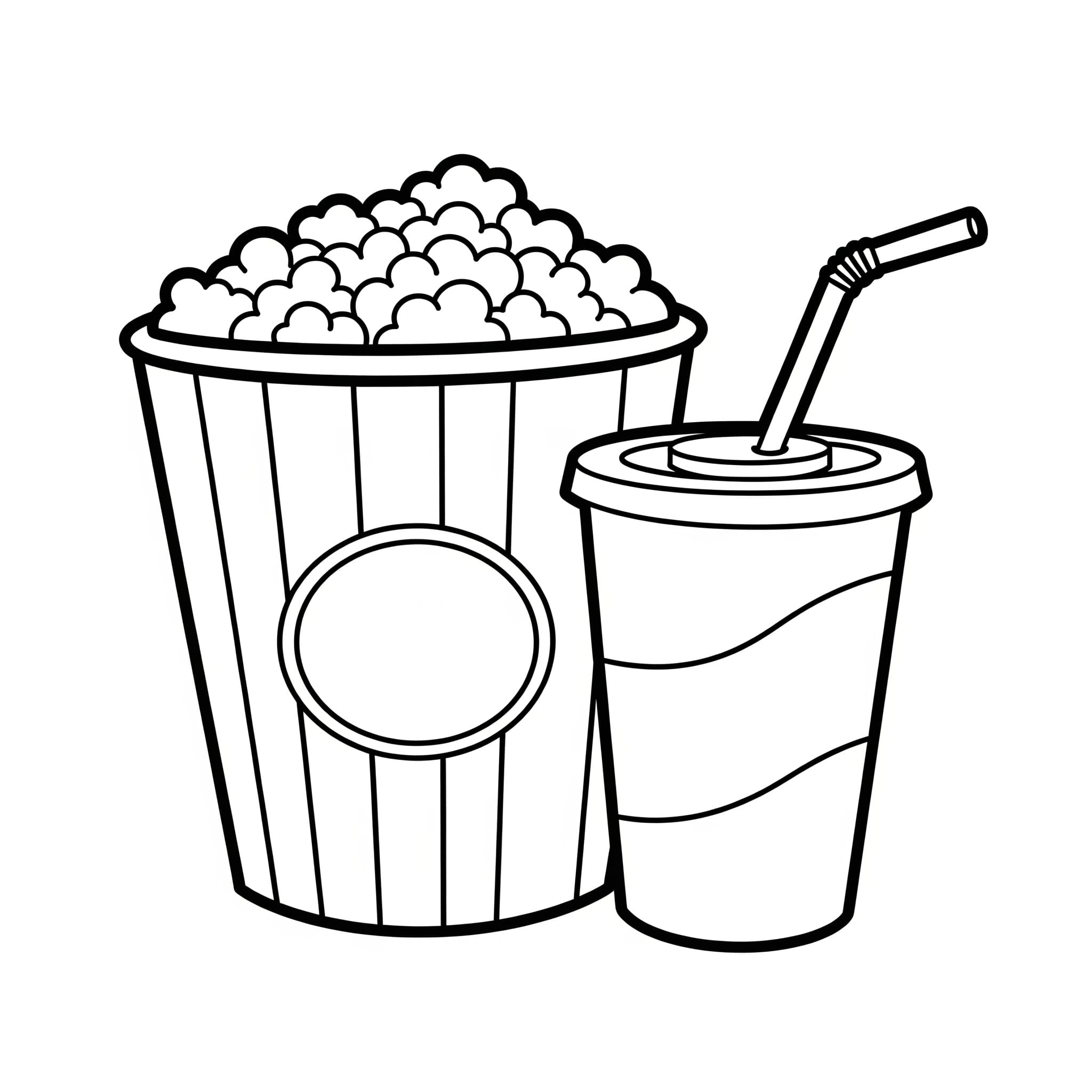 Temapopcorn fargelegging