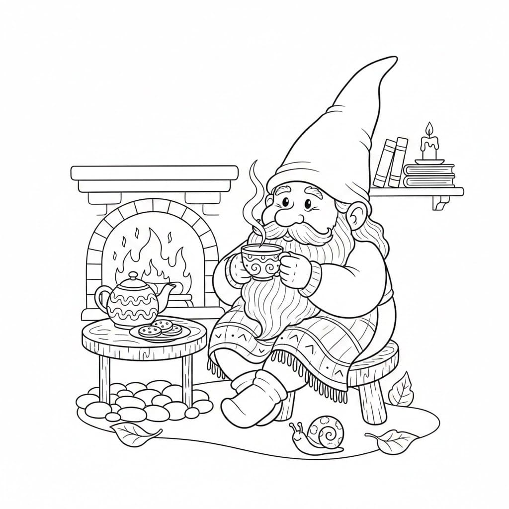 Tetid Gnome fargelegging