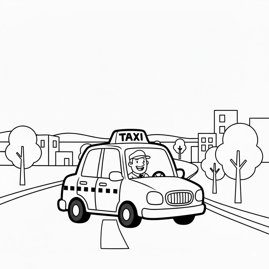 Tom veitaxi fargelegging