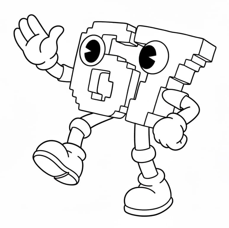 67 Brainrot Bilde fargelegging