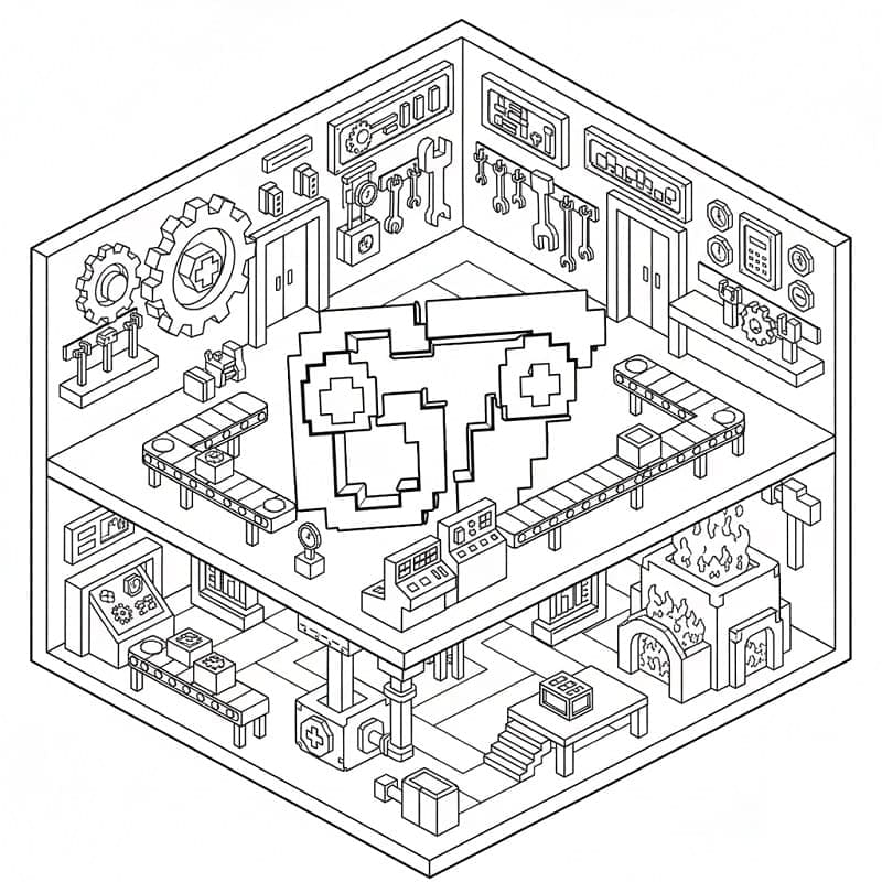 67 Brainrot figur fargelegging