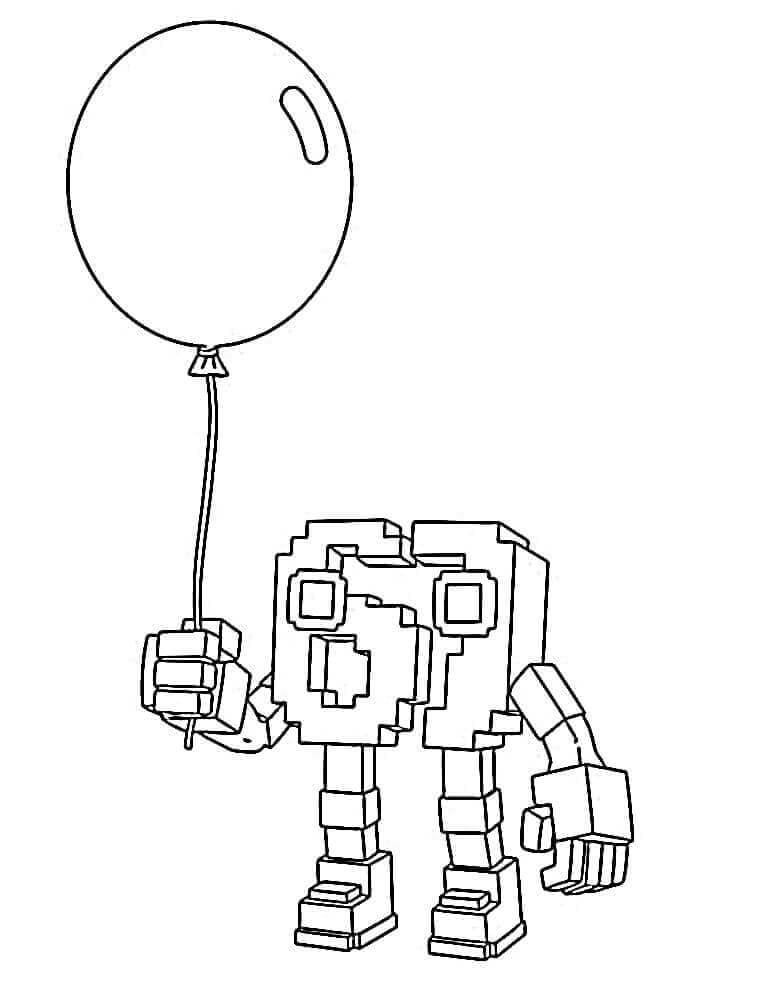 67 Brainrot med ballong fargelegging