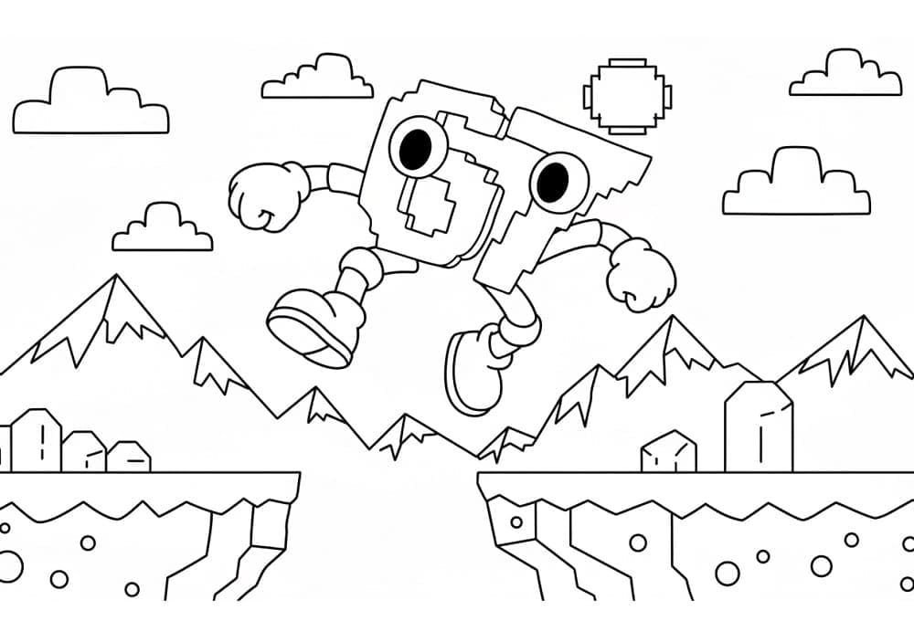 Animert 67 Brainrot fargelegging