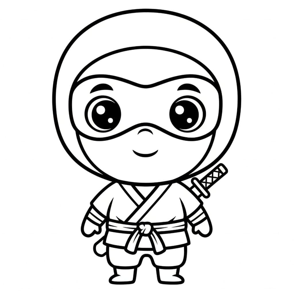 Chibi ninja fargelegging