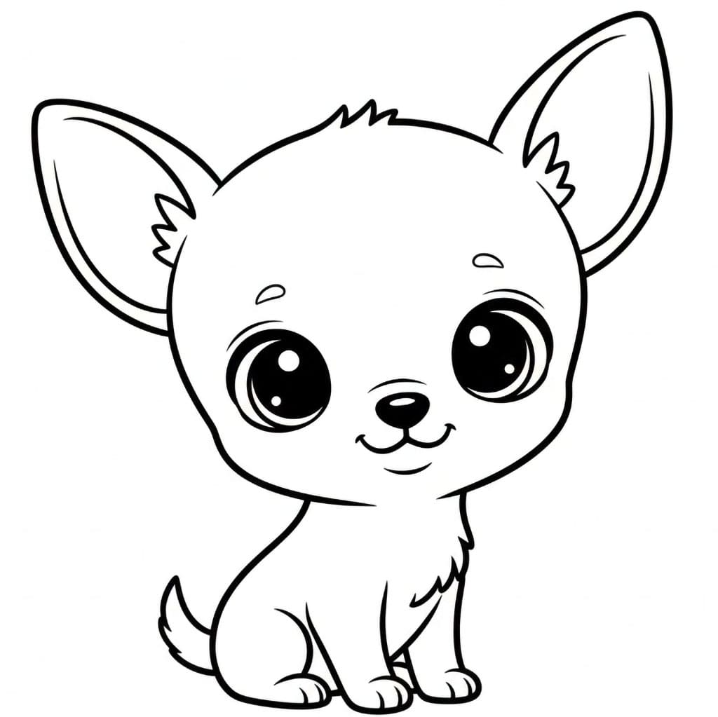 Chihuahua valp fargelegging