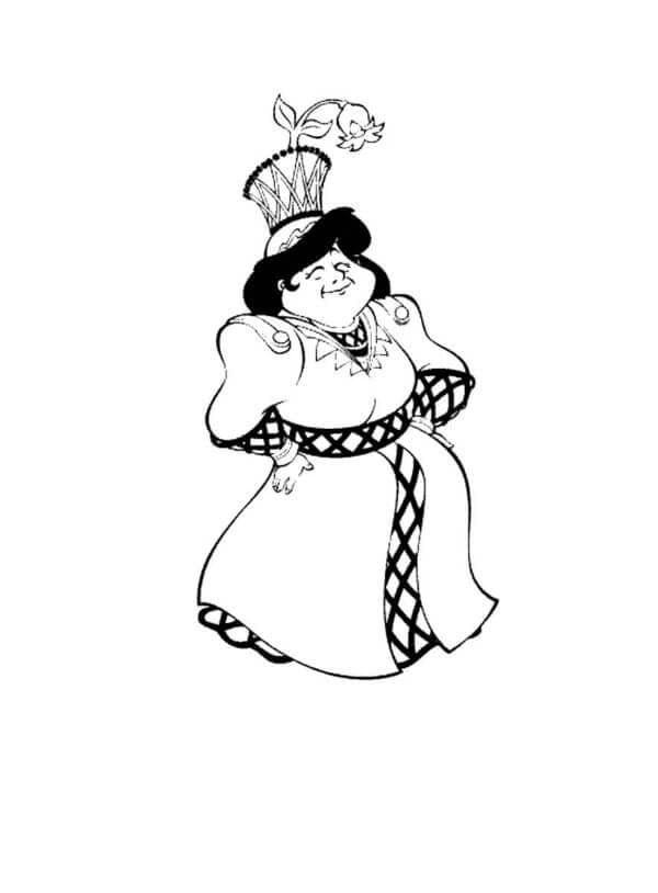 En snill trollkvinne Villina fargelegging