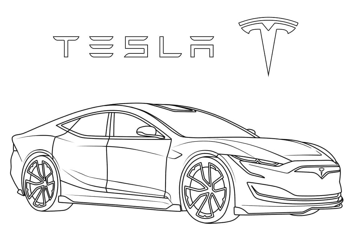 En Tesla fargelegging