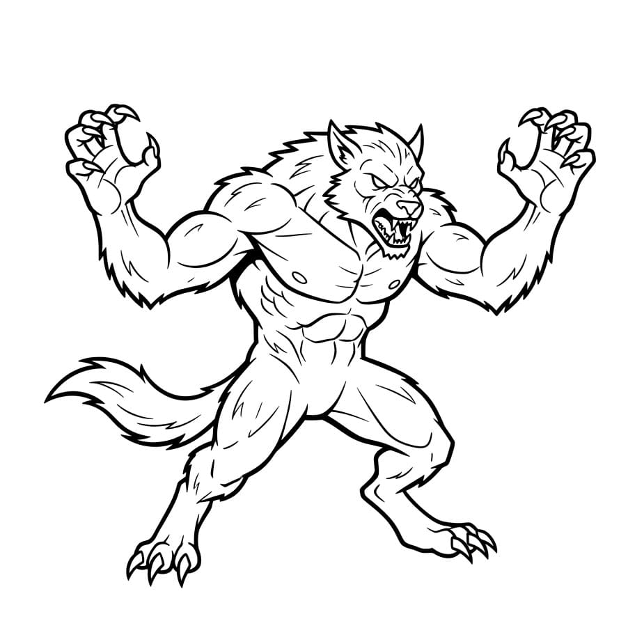 Farlig Varulv fargelegging