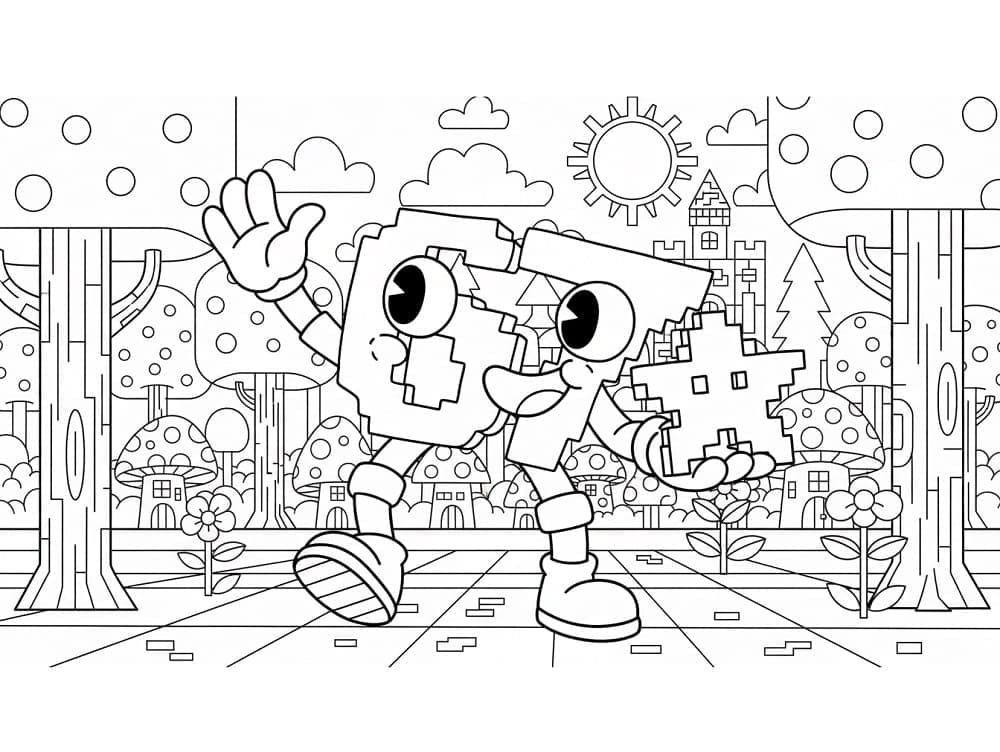 Figur 67 Brainrot fargelegging