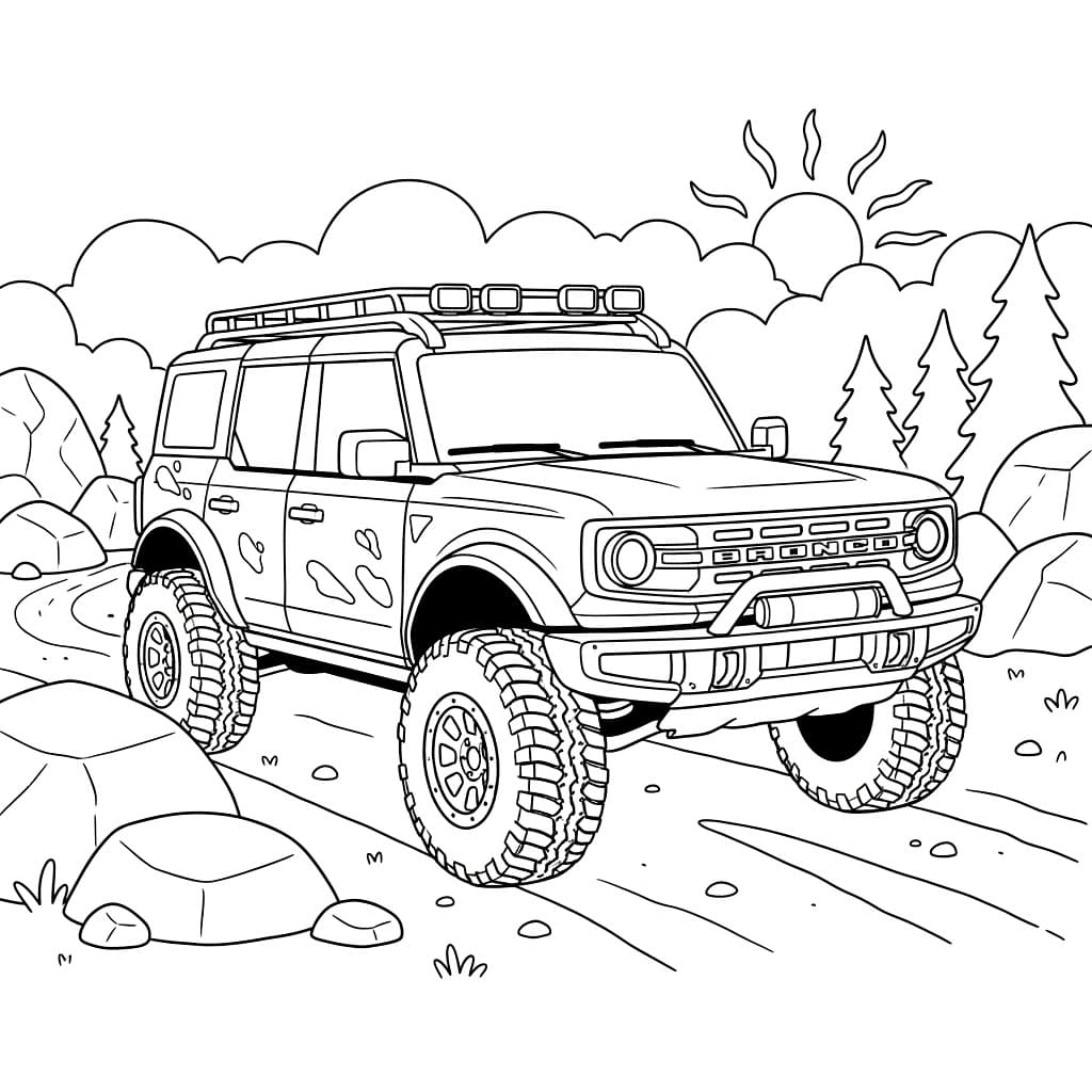 Ford Bronco fargelegging