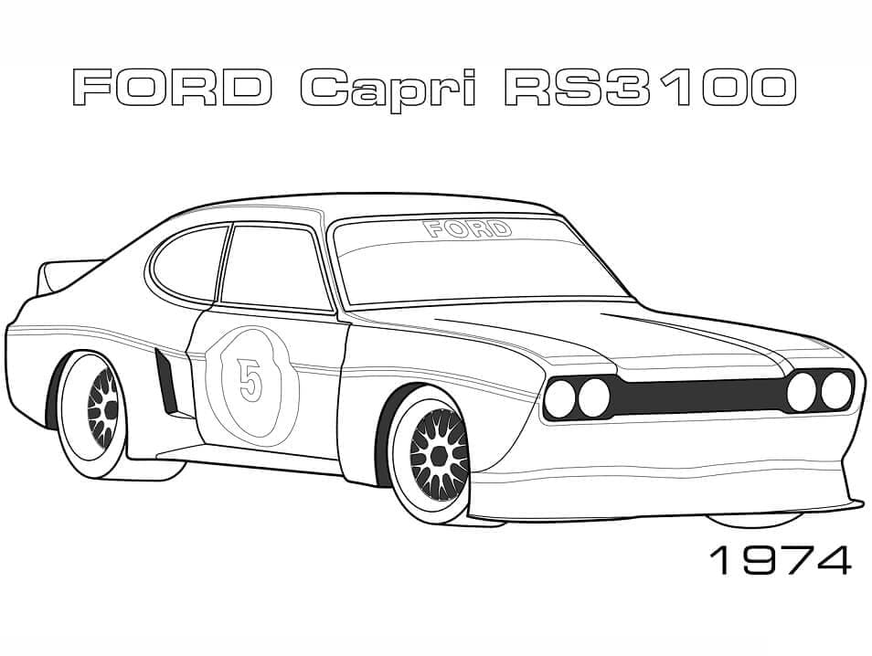 Ford Capri Rs3100 fargelegging