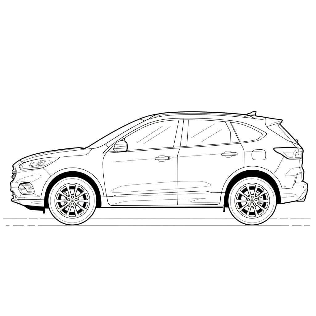 Ford Escape fargelegging