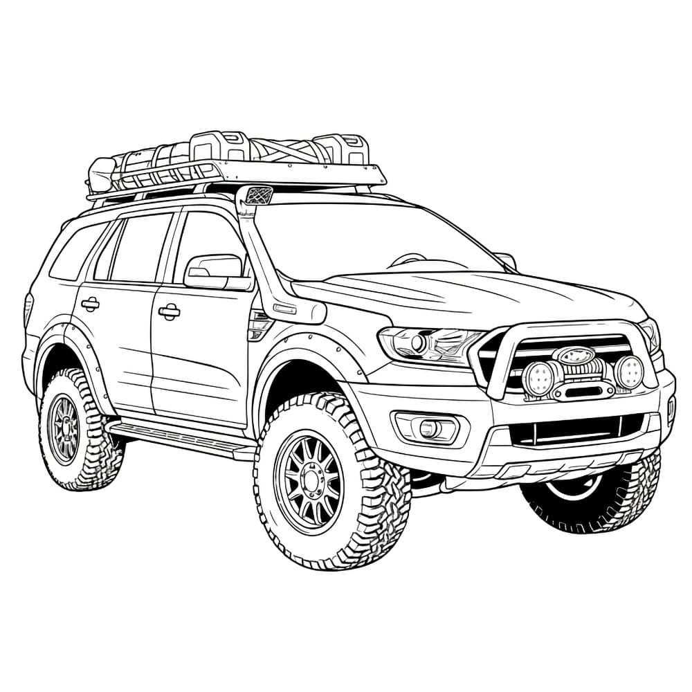 Ford Everest fargelegging