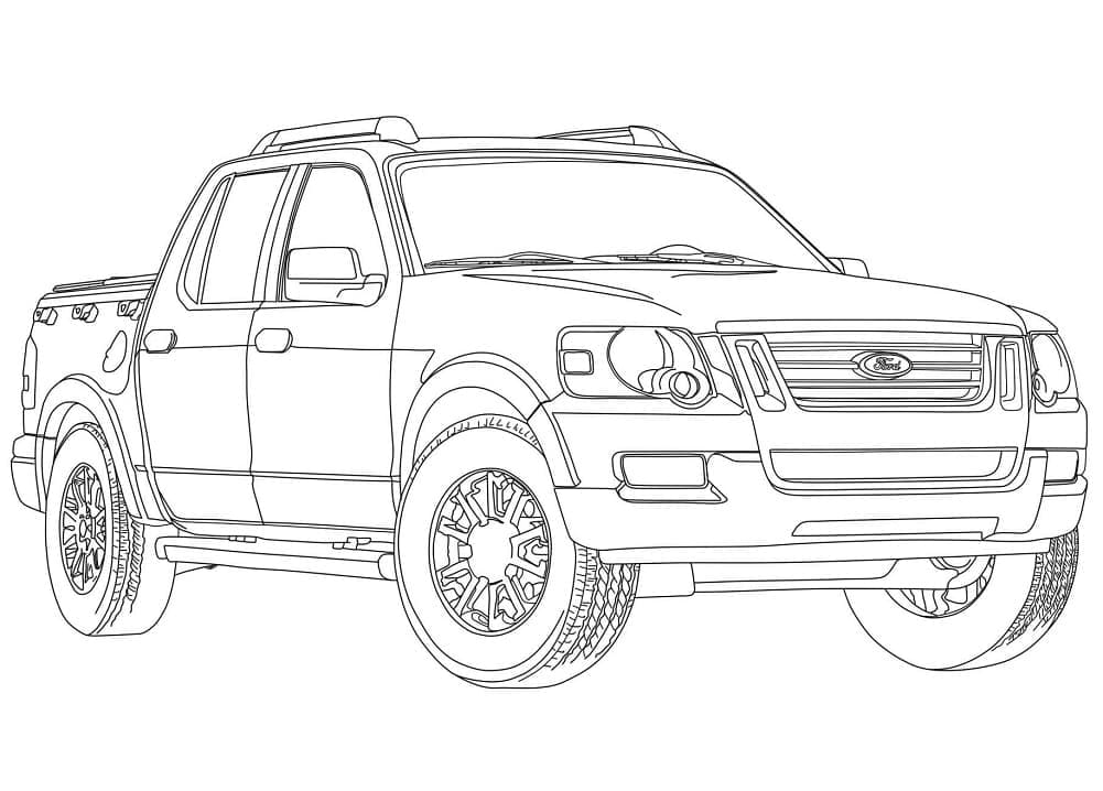 Ford Explorer Sport Trac fargelegging