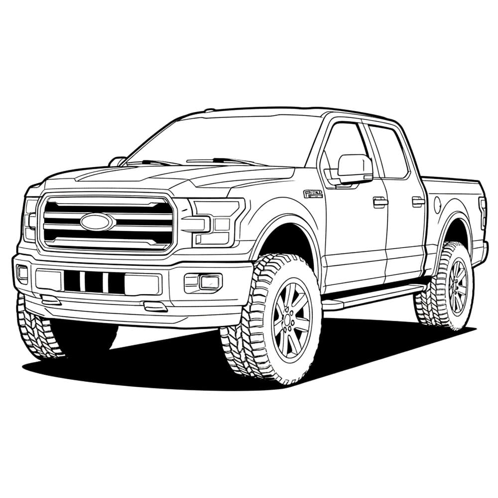 Ford F-150 Lastebil fargelegging