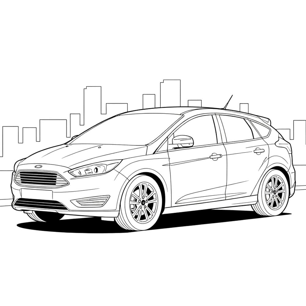 Ford Focus fargelegging