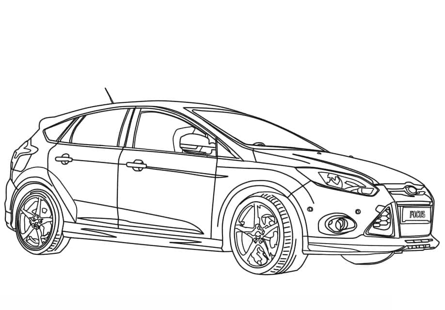 Ford Focus Sport fargelegging