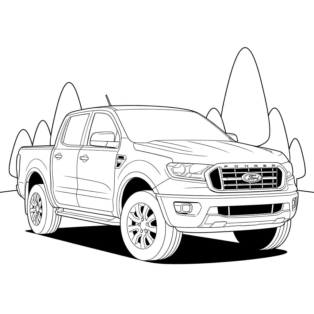 Ford Ranger Pickup fargelegging