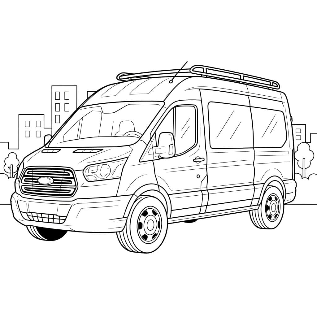 Ford Transit fargelegging
