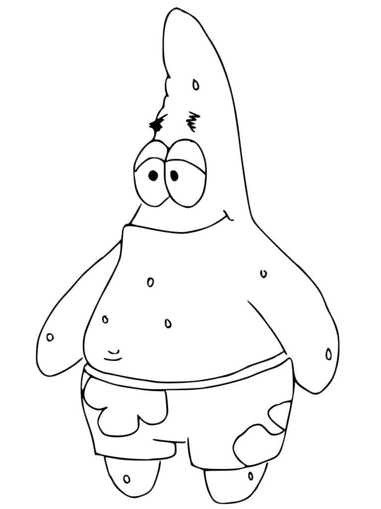 Gal Patrick Stjerne gratis fargelegging