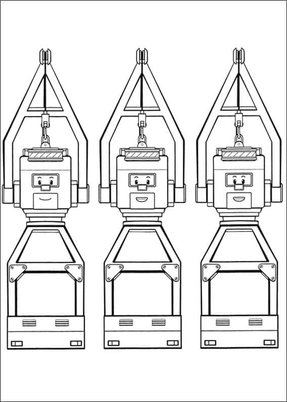 Gratis Robocar Poli fargelegging