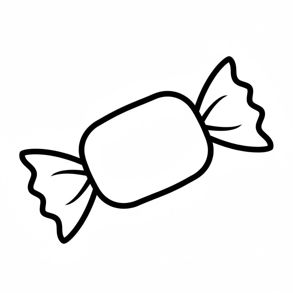 Innpakket Sukkertøy fargelegging