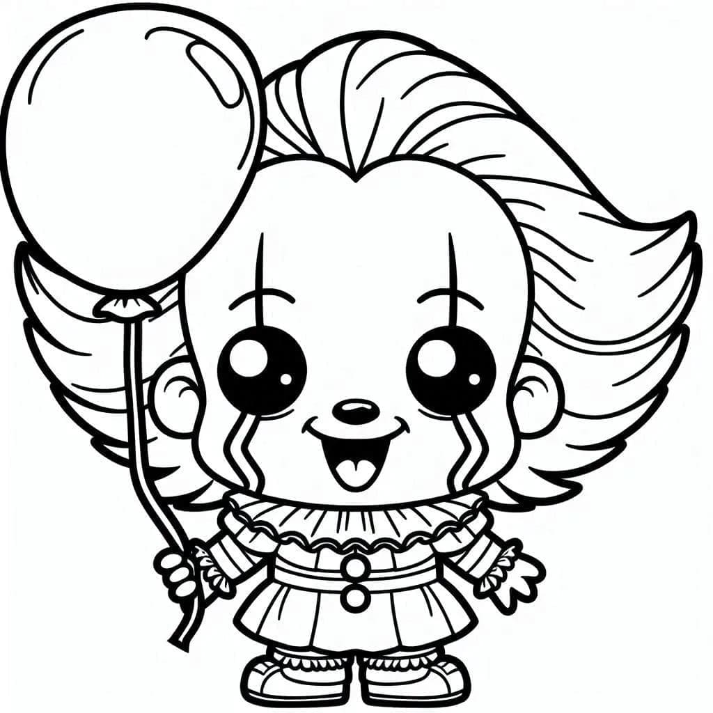Kawaii Pennywise fargelegging