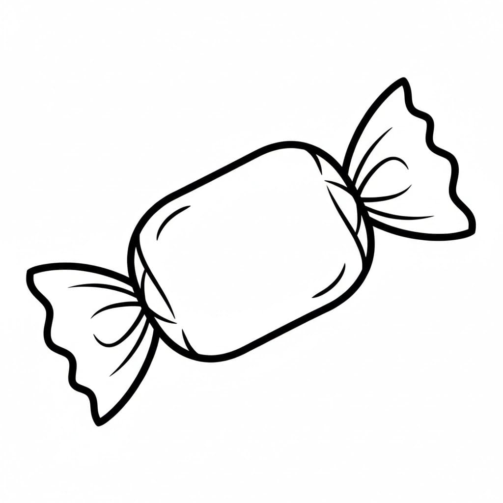 Klassisk Innpakket Sukkertøy fargelegging