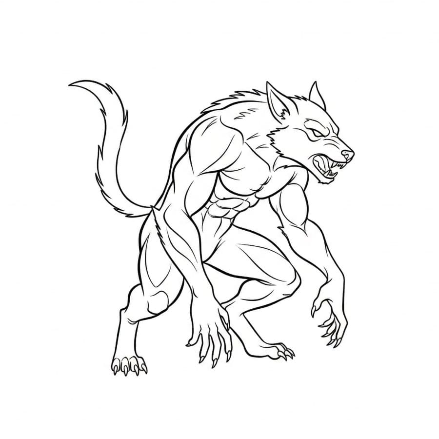 Kompakt Varulv fargelegging