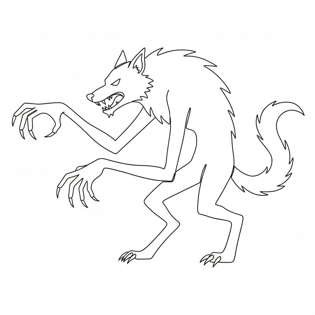 Langarmet Varulv fargelegging