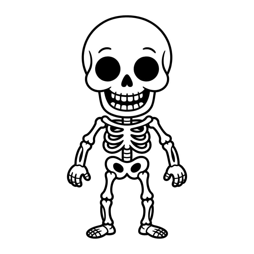 Skjelett fargelegging