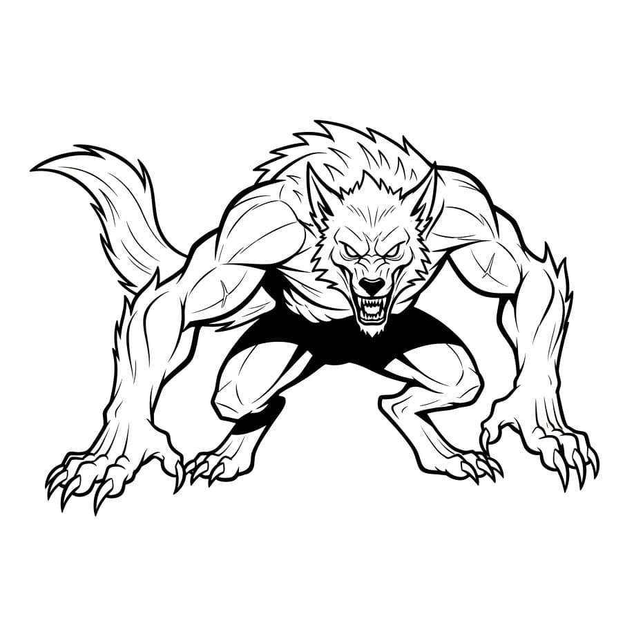 Lurende Varulv fargelegging