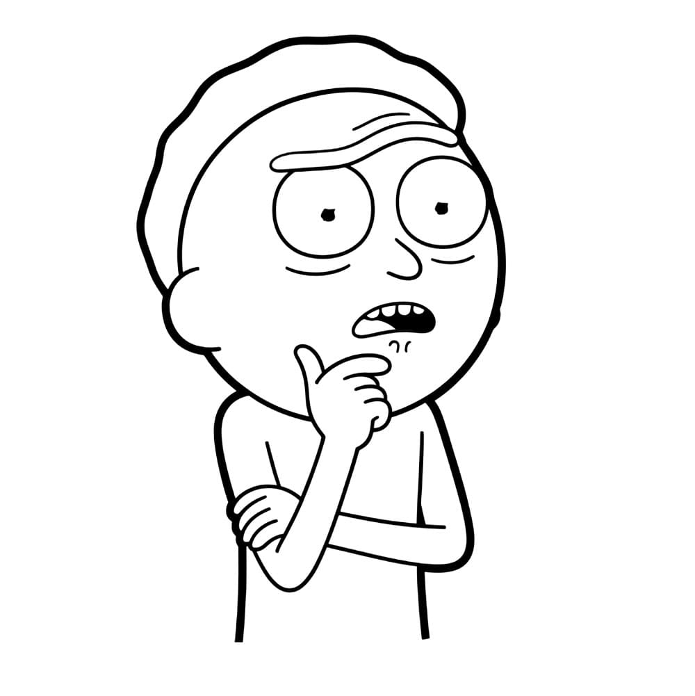 Morty tenker fargelegging