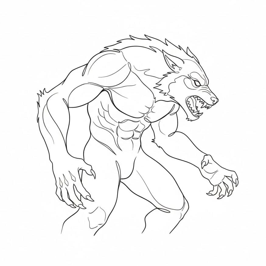 Overhengende Varulv fargelegging