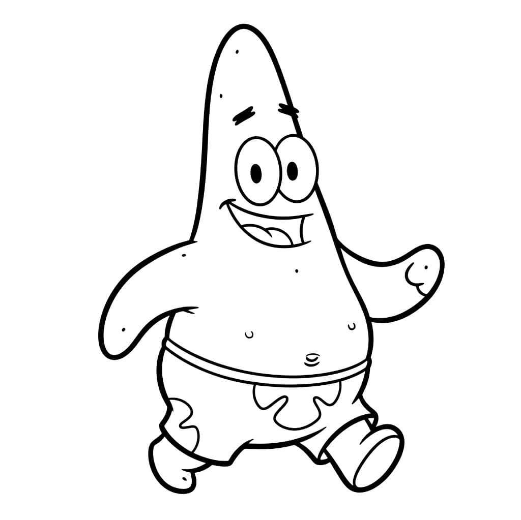 Patrick Stjerne går fargelegging